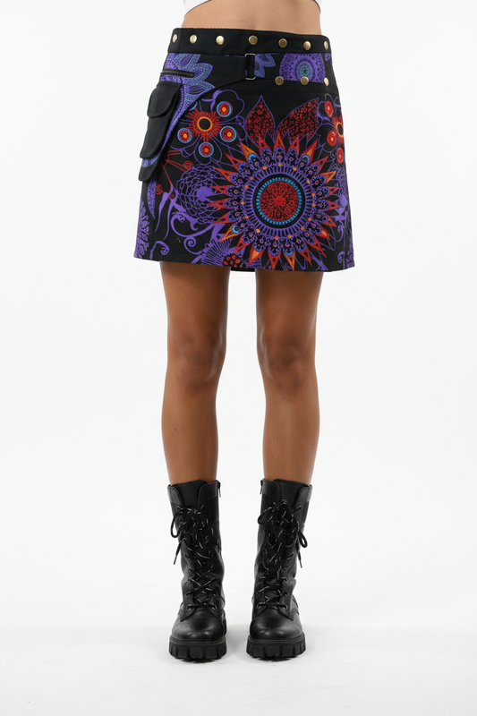 Purple Mandala Studio Shot
